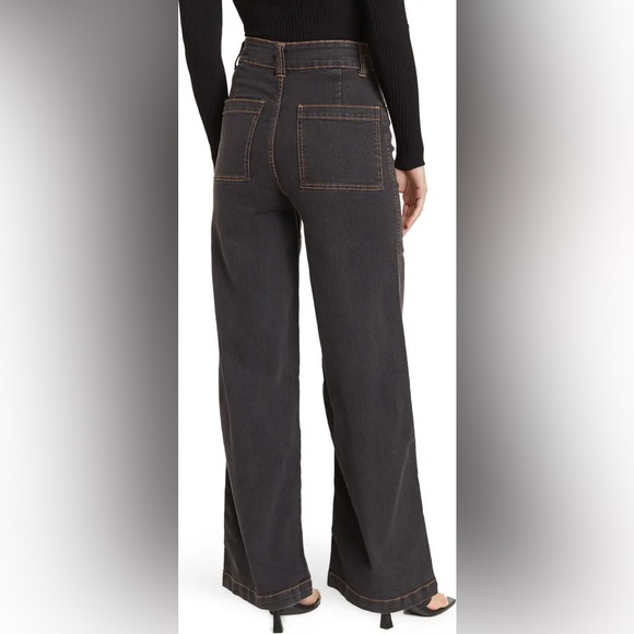 WeWoreWhat Utility Straight Leg Jeans - Picture 2 of 5